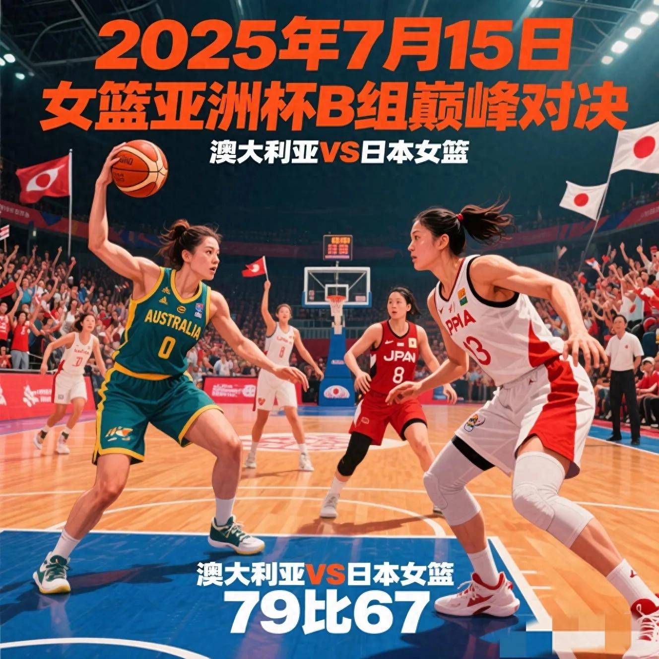 星空体育网页-关于女篮亚洲杯决赛：澳大利亚半场54-43领先日本，田中心19分的信息